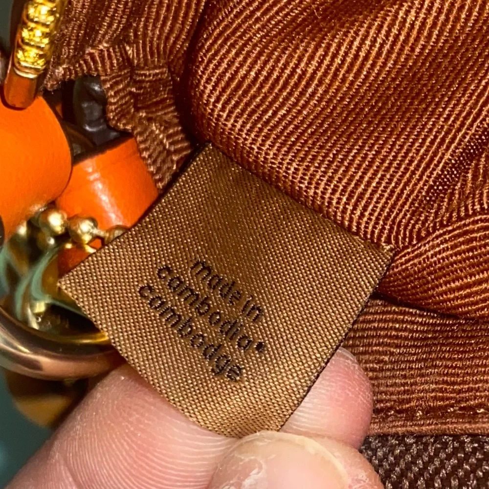 Coach Nolita 19 In Signature Canvas With Orange Print NWT - Picture 10 of 11